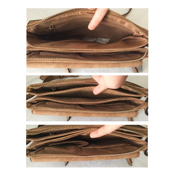 VIOLET RAY Cognac Crossbody Bag - Picture 8 of 8